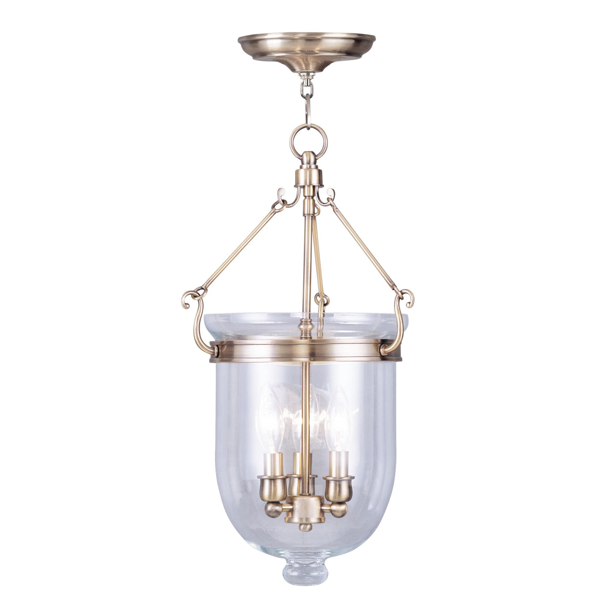 Jefferson 10 Inch Cage Pendant by Livex Lighting